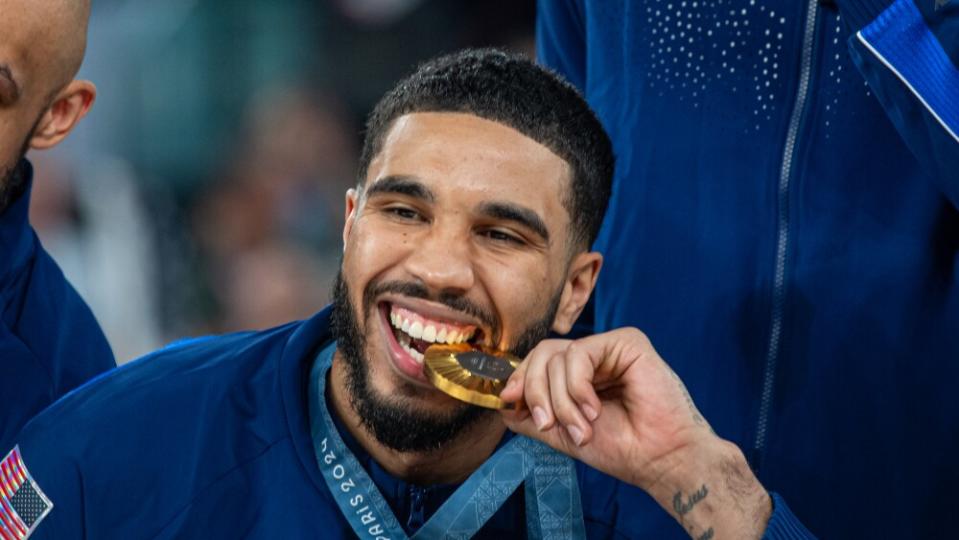 Jayson Tatum reflects on Olympic benching: 'I stayed positive and ended up winning a gold medal, right?'