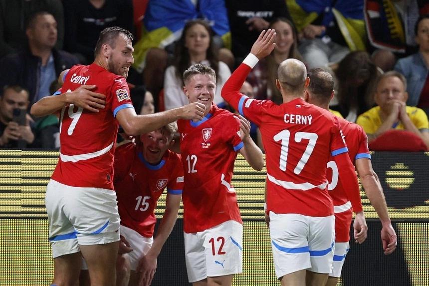 Czech Republic secures victory over Ukraine with 3-2 win in Nations League