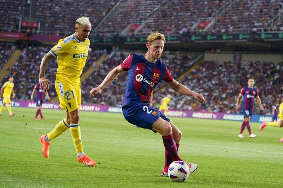 Barcelona's De Jong delighted to return to action on the pitch