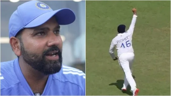 Rohit Sharma describes his one-handed diving catch as India captain as smooth as a 'Swiss watch' during dressing room speech