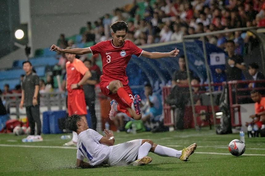 Singapore U-16 fall short against defending champions BG Pathum in Lion City Cup, losing 1-0