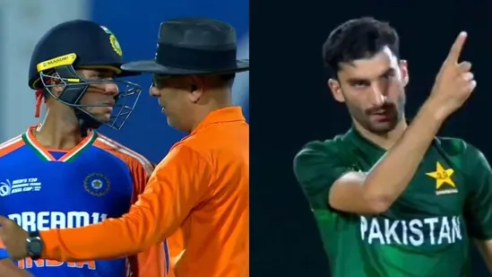 Abhishek Sharma clashes with Pakistan spinner, umpire steps in during intense IND vs PAK Emerging Teams Asia Cup match