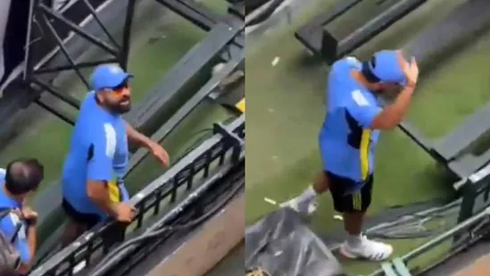 Rohit Sharma's Epic Reaction to Chinnaswamy Spectator's 'RCB mein ajao' Reply on IPL Chat with IND Captain Takes the Cake