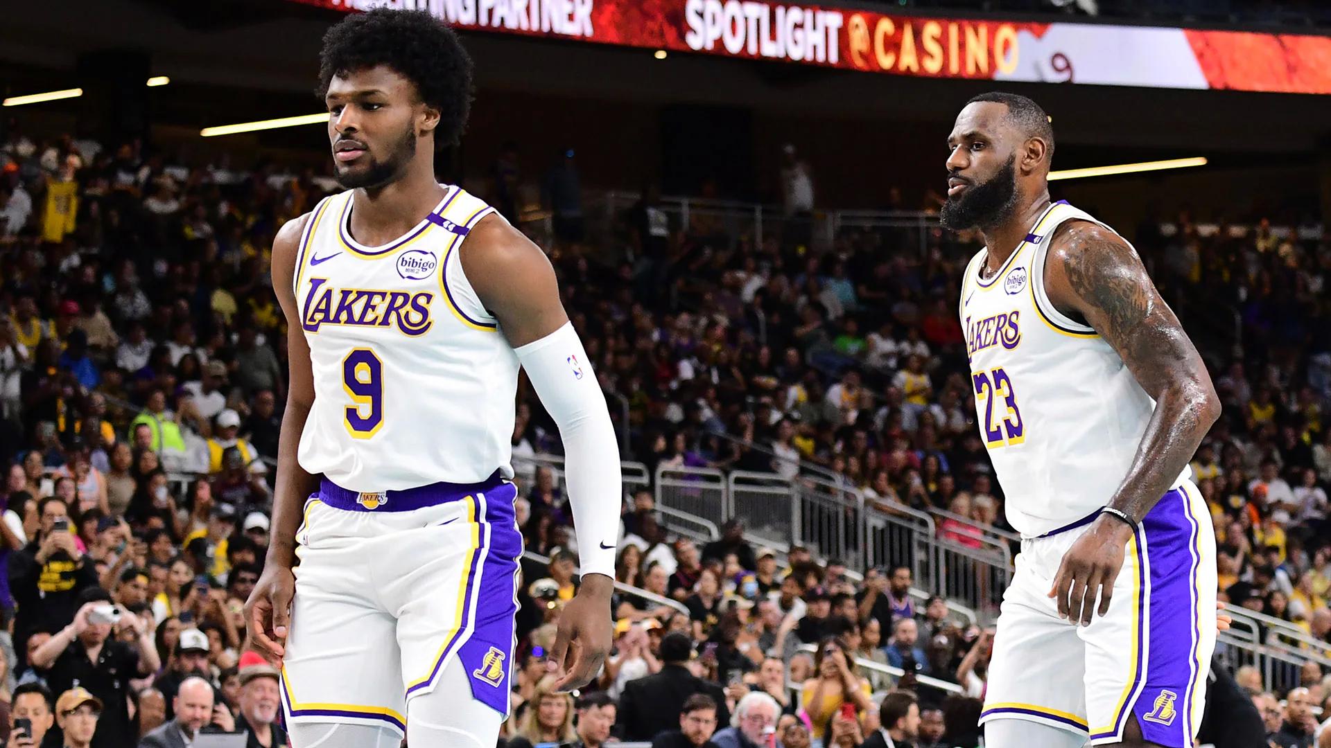 Griffey Jr. and Sr. excited to attend Lakers' opener and anticipate LeBron-Bronny debut