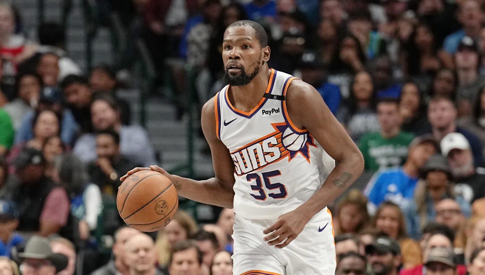 Kevin Durant, Suns' Star Player, Sidelined with Left Calf Strain, Expected to Miss 2 Weeks at Minimum